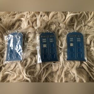Doctor Who Tardis Keychain - Set Of 3